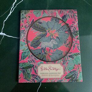 LILLY PULITZER Lil Earned Stripes Wireless Charging Pad NEW NIB